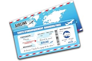 ESTRELA DESIGN CARTE CADEAU VOYAGE (CARTE VOYAGE (Carte embarquement))