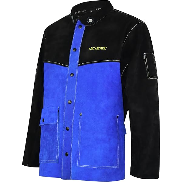 Veste De Soudage YESWELDER – Coton Ignifugé Pour Soudeurs – Taille M – Noire