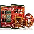 Christmas DVD - Christmas Fireplace with Long Wood Fire with Burning Sounds and Christmas Music
