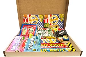 IBRANDZ Super Sour Sweet Gift Box Hamper American Candy. Extreme Sour selection