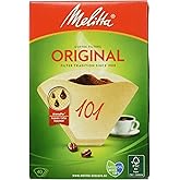 Melitta Filtertüten 101, Aromapor Papier, Naturbraun, 40 Stück