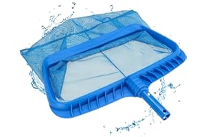 Duraol épuisette de Fond avec Structure renforcée I Filet de Fond pour Perche télescopique I Adaptée Piscine/pataugeoire & Jacuzzi I Mailles Fines & Solides I Accessoire de Piscine