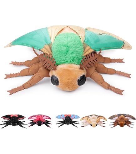 thumbnail image 2 of Tiny Heart Simulation Luna Moth Plush Toy 10.62inch 2 of 9