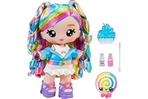 Yummiland x Peeps Lip Gloss Doll- Goldie Mallows - Includes 1 Doll with Fashion to Design and Lip Gloss Set with Unique Colour, Fragrance and Clear Base, for Children from 4 Years