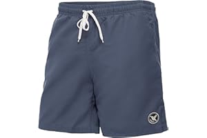 Ladeheid Short de Bain Homme, Séchage Rapide avec Filet Intérieur, Maillot de Bain Homme Piscine, Poches Latérales et Arrière, Ceinture Élastique avec Cordon Ajustable LA40-129