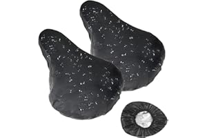 PANBEIQI Lot de 2 housses de selle de vélo imperméables - Housse de selle de vélo imperméable - Housse de protection universelle pour vélo de montagne - Accessoires de vélo de pluie