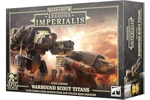 Warhammer Games Workshop Legions Imperialis - Warhound Scout Titans with Turbo Laser Destructors and Vulcan Mega-Bolters [EPIC SCALE]