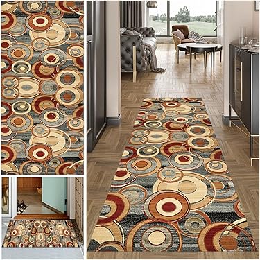 Lot De 4 Tapis Style Gitans/romains - Couleur Beige - Lavables Et Antidérapants - Neufs