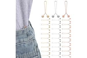 Tucnoeu 30pcs Hosen Enger Machen Clip, Waist Knots, Hosenbund Enger Machen - Kein Nähen Erforderlich, Für Hosen, Röcke, Jeans, Damen, Herren, Jugendliche