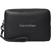 Calvin Klein BOLD POUCH W/HANDLE Erkek &Ccedil;anta Black OS
