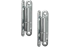Gedotec Scharniere - Renovier-Bänder Türscharniere aus Stahl massiv - verzinkt | P50 | 2 Stück Türbänder zum Aufschrauben auf Fenster und Türen | Türscharniere für Holz und Kunststoff mit Kugellager