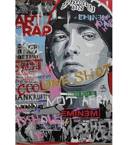 IMPOSTER Eminem Music Poster - The Rap God Exclusive Artwork