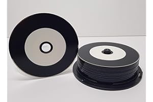 Graphic Express 25x CD Vinyl Imprimable- Printable Ink Jet - CDR80 - Black Dye Vierge R 80