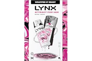 Lynx Attract for Her Gift Set- 50ml Body Spray & 225ml Body Wash, Fresh Fragrance Duo, Feminine Scent, Great for Gifting or Everyday Use