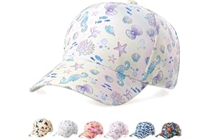 Initlove Girls Boys Baseball Cap Kids Adjustable Sun Hat Cartoon Toddler Cap for Ages 2-5Y