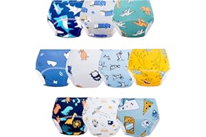 Cogindss Xmrlvn Pantalon d'entraînement pour bébé sous-vêtement d'entraînement pour garçon et Fille, 2-6T