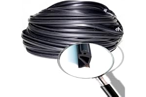 VARGORT Double Glazed Window Rubber Seal Strip, upvc Door Seal, Front Door Rubber Seal, Patio Door Seals Replacement -Technology Designed for Optimal Insulation.5mm upvc Door Frame Seal(S-1530-5MTS)