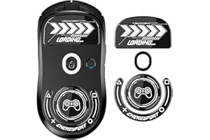 BRIMFORD Pies de Ratón para Logitech G Pro X Superlight, Deslizadores de Ratón de Vidrio Templado Ultraliso,Mouseglides para Logitech G Pro X Superlight (Negro)