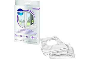 WHIRLPOOL Wpro ASK007 - Kit di tenuta dell'aria per condizionatori d'aria, set di guarnizioni per finestre o porte quando si utilizzano condizionatori mobili