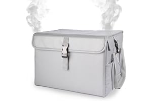 VLITEX Sac pour Batteries LiPo XL | Qualité supérieure | Tissu ignifuge | Sac de sécurité et protection pour stockage, charge, transport | Réduction des risques d’explosion | Lipo Safe Bag