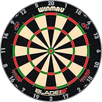 WINMAU Darts Blade 6 Triple Core Carbon Professional PDC Dartboard ...