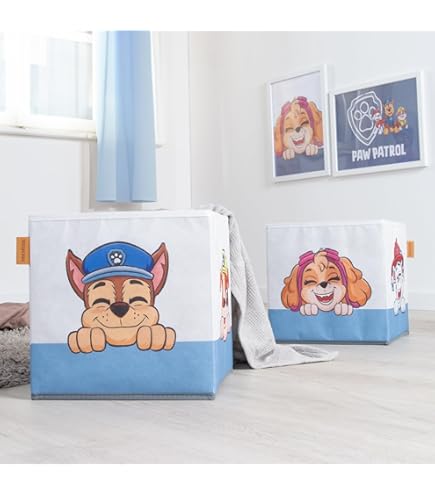Opbergdoos voor speelgoed, groot, inklapbaar, kinderspeelgoed, container met deksel en handgrepen, voor kinderkamer, speelkamer, kantoor, 62,2 x 33 x 40,6 cm