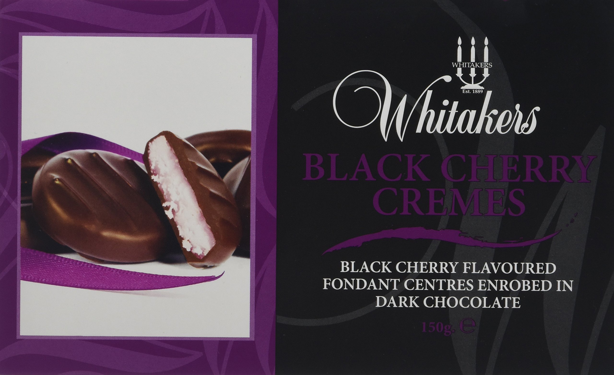 Whitakers Chocolates Black Cherry Chocolate Creams 150 g (Pack of 7) eBay