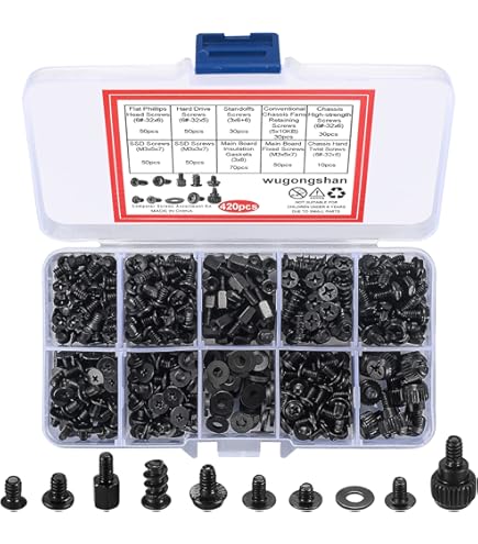 890 Stuks M2 M2.5 M3 Schroeven Set, Mini Platte Kop Schroeven, Verzinkte Kruiskop Bouten, Machineset voor Laptop Computer PC, Micro Reparatiekit met Schroevendraaier