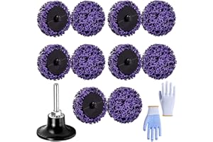GMMG 10 unidades Disco de Limpieza Grueso 50 mm Disco de Lijado CSD de Color Lila para Eliminación de Óxido de Pintura Limpiar para Taladrar