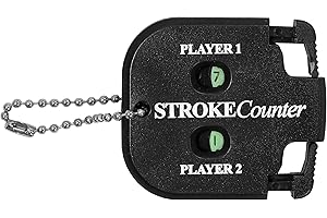 Longridge Golf 2 Contador de golpes para 2 jugadores - Negro
