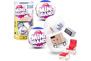 Mini Brands Capsula a sorpresa Home di ZURU con Minis da collezionare a tema casalingo, (2 Capsule)