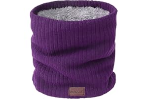 Onvavient Schal Herren Winter, Winter Halsschlauch Ski, Schlauchschal Halstuch Halswärmer Gesichtsschal Fleece Loop Schal Männer Frauen - Warm Dick Loopschal Nackenwärmer Sport Motorrad Fahrrad
