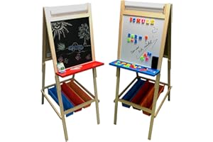 TikTakToo Pizarra infantil con altura regulable