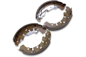 HOMRY 4x Bremsbacken Satz Bremsbacken Ø 203 x 38 für Trommelbremse hinten