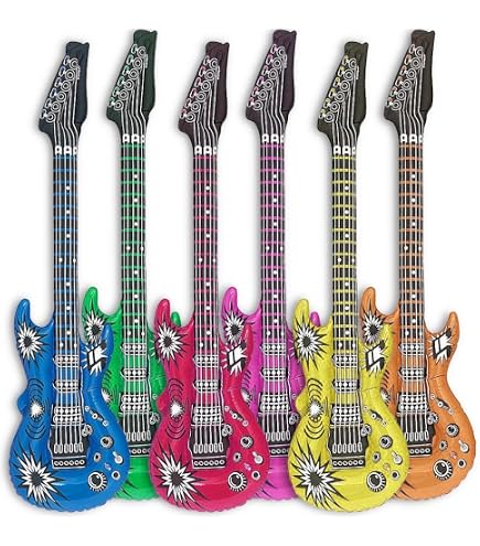 16 Pièces Instruments Gonflables Microphones De Guitare Gonflables 16 Pièces Instruments Gonflables Microphones De Guitare Gonflables