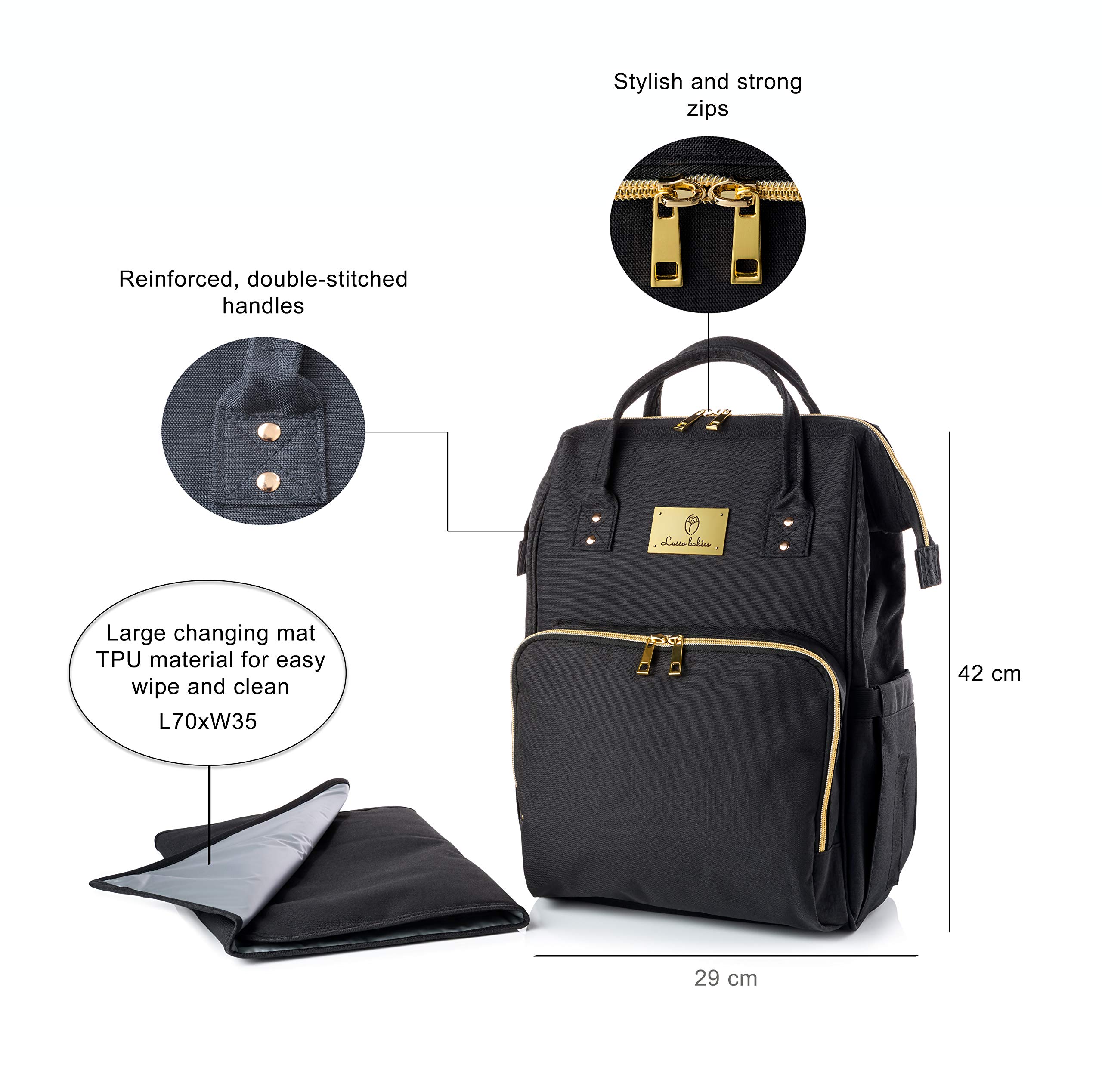 lusso baby changing bag