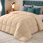 Utopia Bedding Warm Duvet for 105 Beds, 200 x 200 cm, Beige | 370 g/m&sup2; Premium Fluffy Filling That Provides Warmth, Cozy Feel