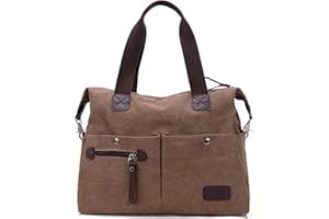 DIRRONA Décontracté Femmes Toile Sac à Main Voyage Sac Messenger Grande Sacs à Bandoulière Femme Du Quotidien Multifonction L'école Sac De Toile