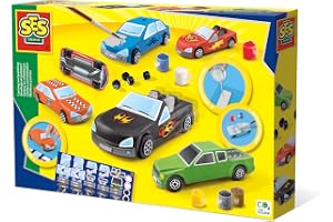 SES Creative 01401 Gjutning och målning Bilfigur, Blandad för 4 år till 8 år