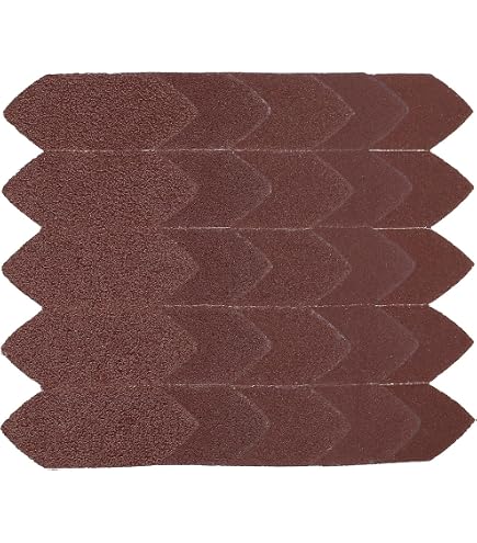 Lot de 50 feuilles abrasives pour ponceuse Black & Decker KA220G KA230