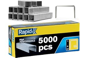 Rapid Fintrådsklammer Nr. 13, Benlängd 10 mm, Galvaniserat stål, 5000-pack