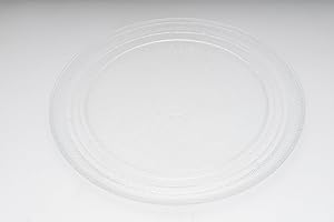 DANIPLUS Plateau tournant - En verre - Diamètre de 27 cm - Compatible entre autres avec les appareils micro-ondes Sharp, Electrolux
