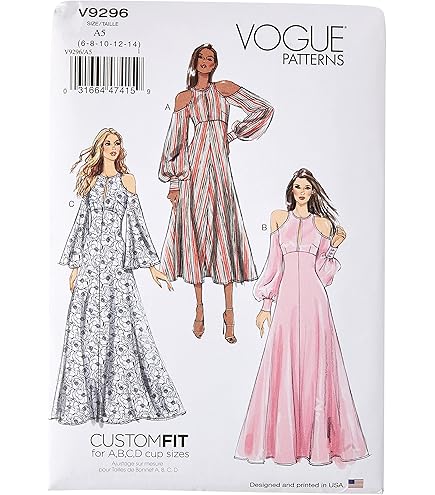 Patron De Couture McCalls 7965 Pour Femmes, Costumes, Robes, Style Vintage Difficulté Avancée - France