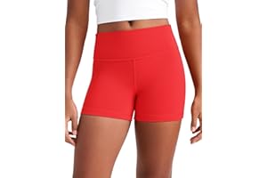 CRZ YOGA Girls Butterluxe Cycling Shorts Breathable Safety Dress Short Stretchy Dancing Bike Basic Pants Summer Schoolwear