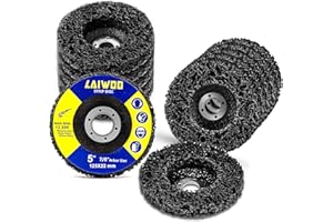 LAIWOO Strip Discs Stripping Wheel for Angle Grinder, 4-1/2" Paint Stripper Abrasive Wheel Disc Clean and Remove Paint Coating Rust Welds Oxidation