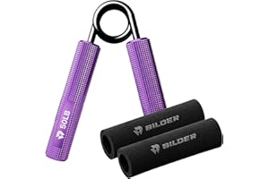 BILDER- Hand Grip Pinza per le Mani in Metallo, Ideale per Allenamento Avambraccio, Mano e Polso, Potenzia la Muscolatura e Favorisce il Recupero Funzionale, Attrezzi Palestra