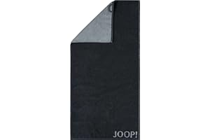 Joop! Handtücher Classic Doubleface 1600 schwarz - 90 Handtuch 50x100 cm