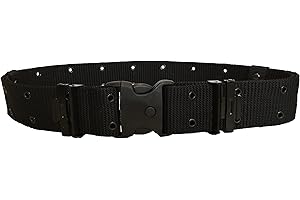 ALGI Cinturone Tattico H 5,50 cm con Fibbia di Sicurezza Nero