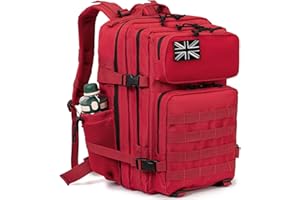 QT&QY Military Tactical Backpacks For Men Army Molle Daypack 25L/35L/45L Lage 3 Day Bug Out Bag Camping Hiking Rucksack With Bottle Holder