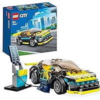 LEGO City Auto Sportiva Elettrica, Macchina Giocattolo per Bambini e Bambine da 5 Anni, Set Modello di Auto Supercar con Mini